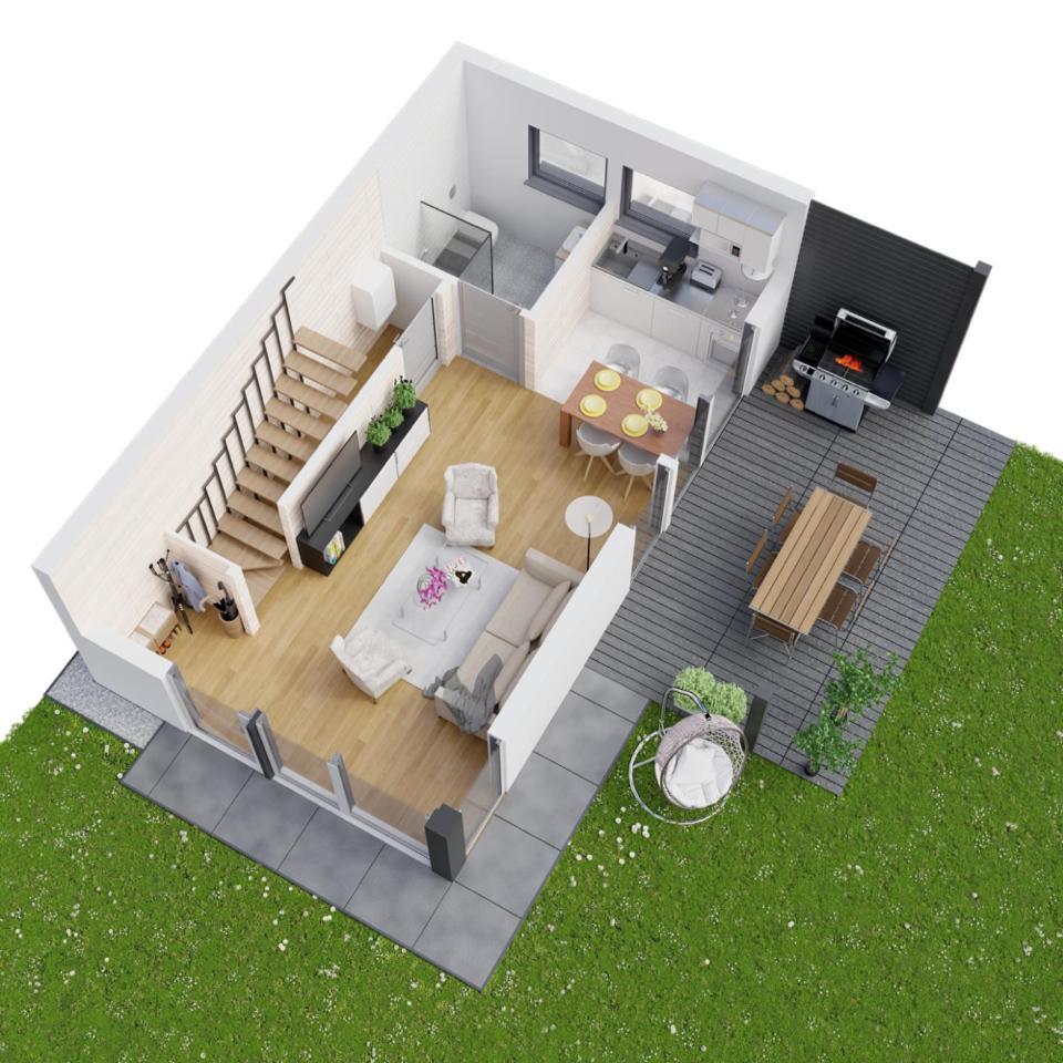 Domki Villa Hoff Resort 트르제삭츠 외부 사진